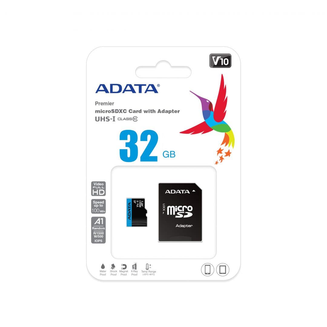 کارت حافظه گوشی و دوربین ای دیتا 32 گیگابایت 80 ADATA MicroSD — تصویر ۳