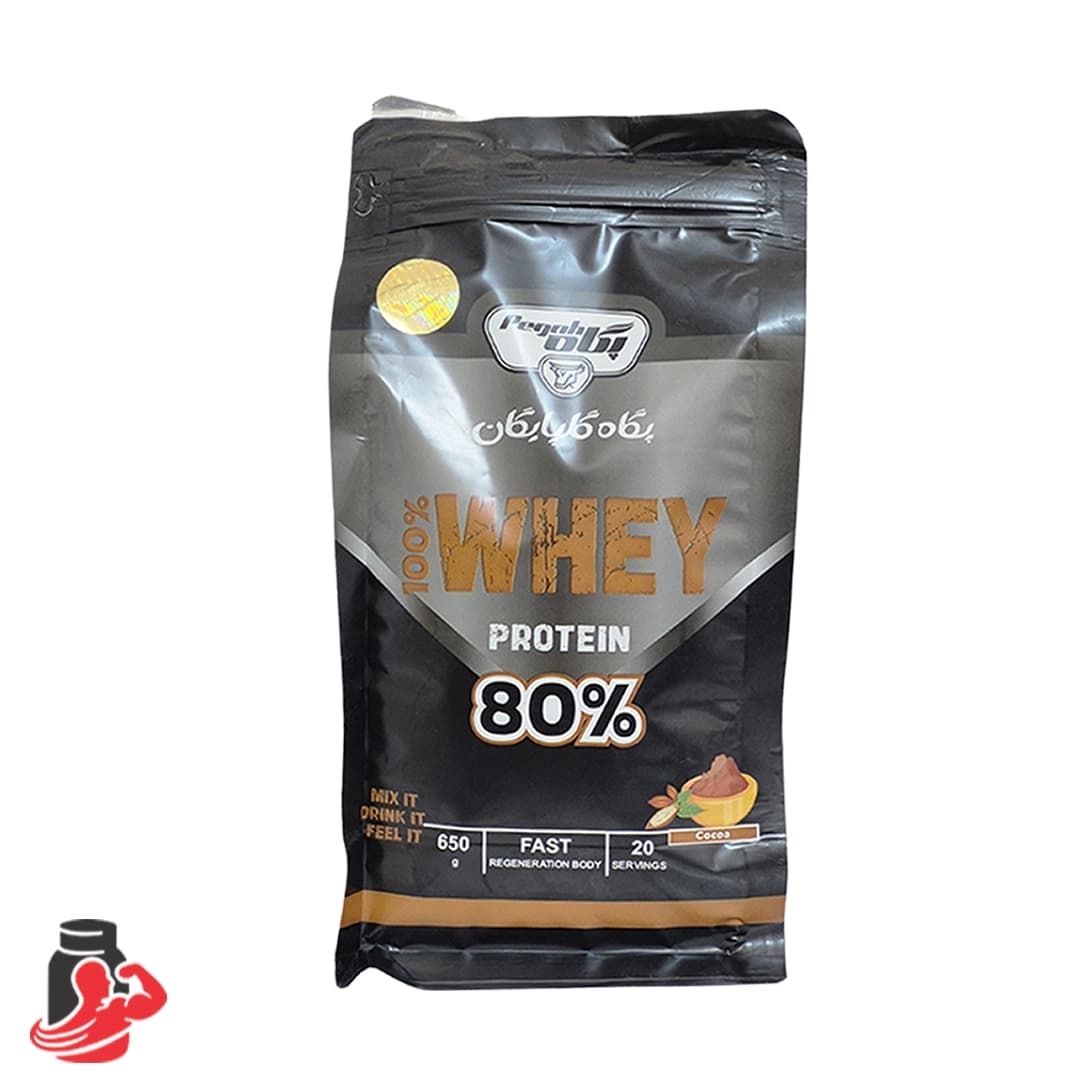 پروتئین وی 80 درصد 650 گرم پگاه گلپایگان شکلاتی