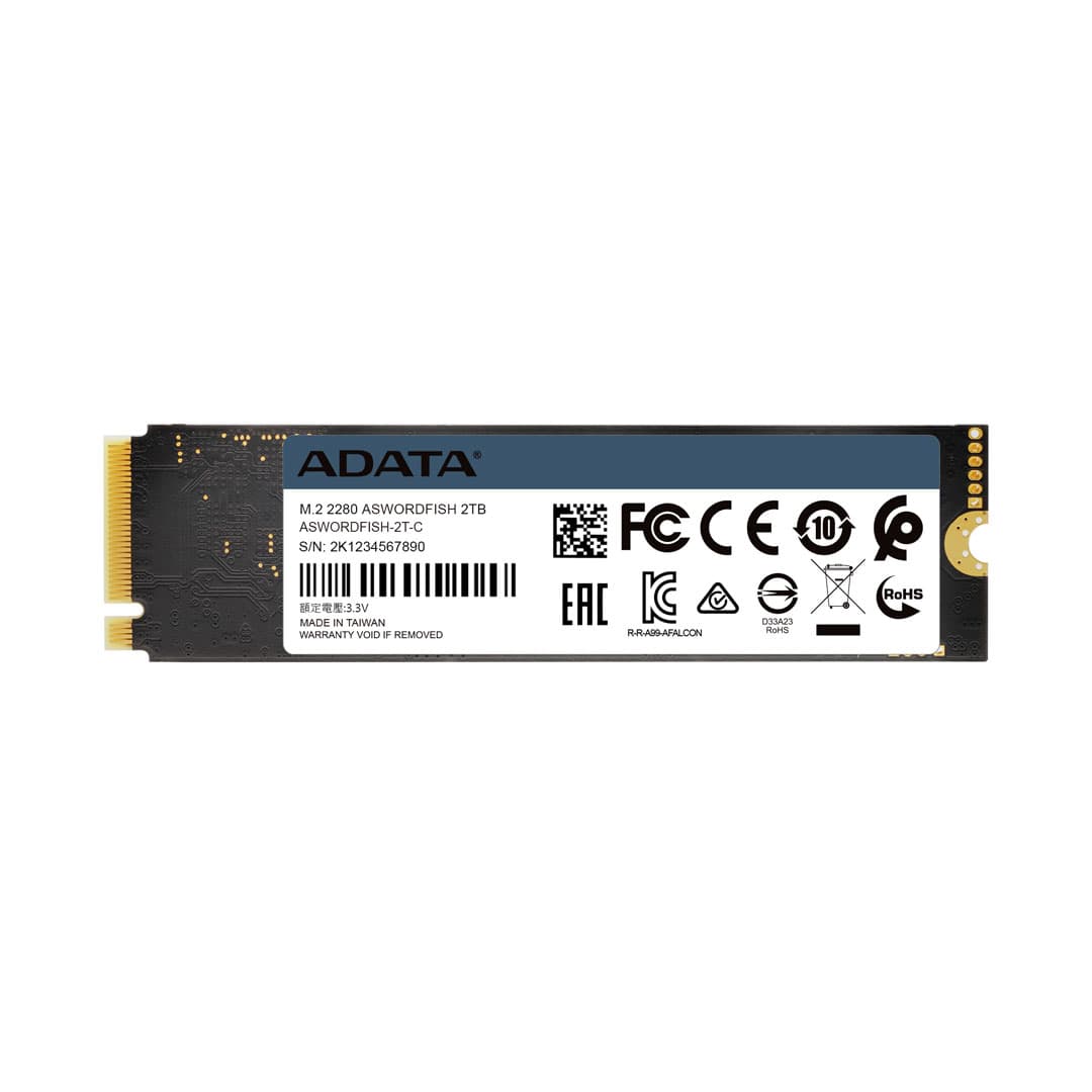 حافظه اس اس دی ای دیتا 250 گیگابایت مدل ADATA SWORDFISH M.2 2280 PCIe — تصویر ۵