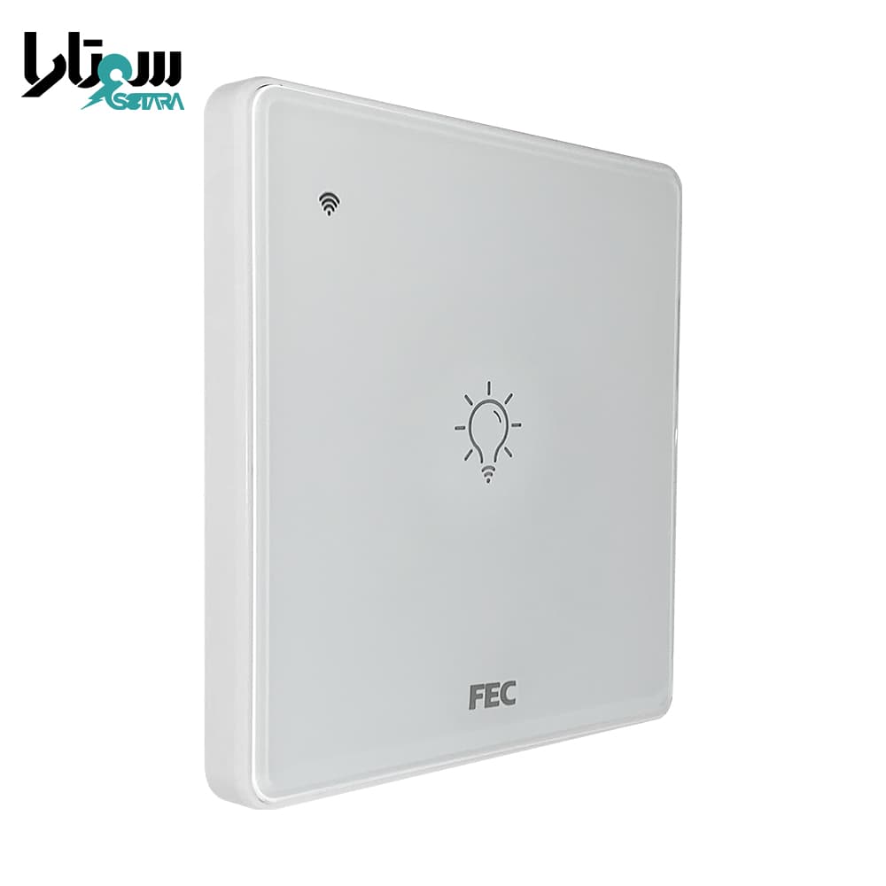 کلید لمسی تک پل سفید FEC-SW-01 — تصویر ۶
