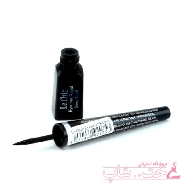 خط چشم ماژیکی لچیک مایع le chic deep black eyeliner