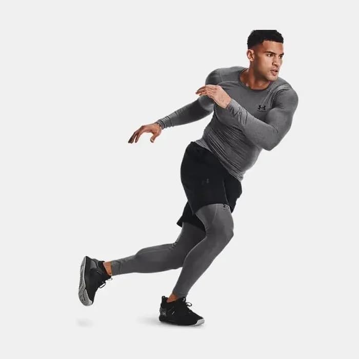 لگ مردانه آندر آرمور HeatGear® Armour – طوسی — تصویر ۶