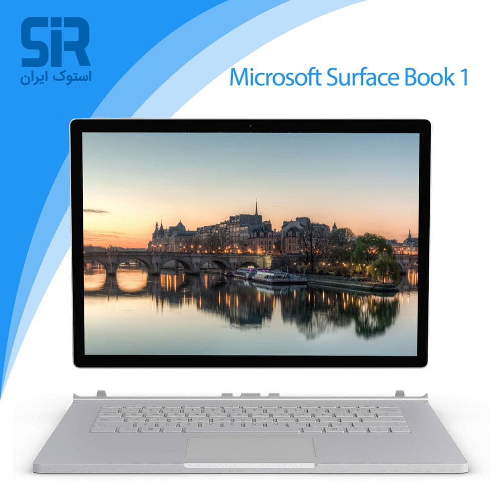لپ تاپ استوک Microsoft surface book 1 سیپیو I7 رم 16 هارد 512 در حد نو
