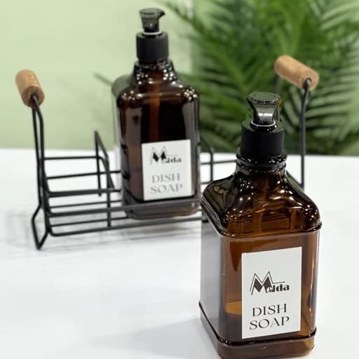 استند جا مایع و اسکاج دو قلو dish soap — تصویر ۲