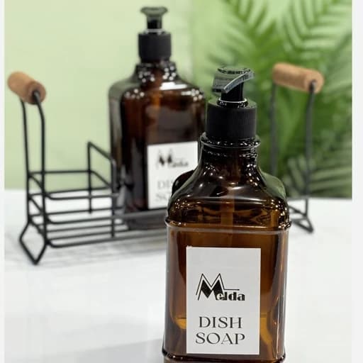 استند جا مایع و اسکاج دو قلو dish soap — تصویر ۳