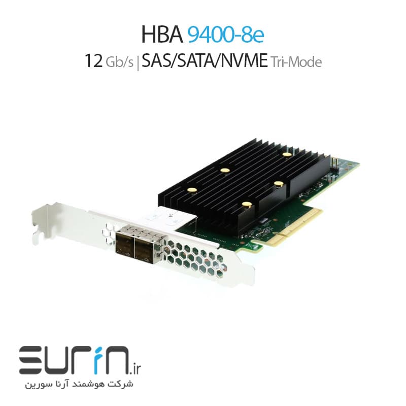 Broadcom 9400-8E 12Gb/s SAS/SATA/NVMe Tri-Mode PCIe HBA