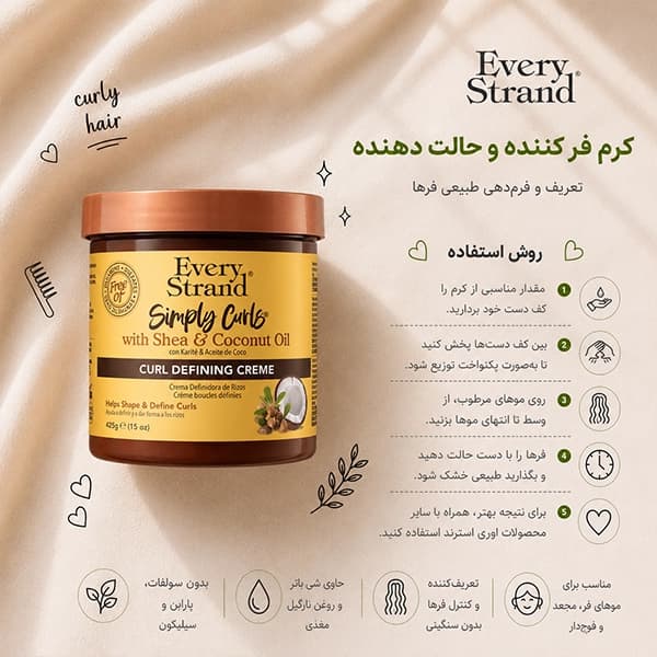 کرم فر کننده و حالت دهنده اوری استرند Every Strand — تصویر ۴