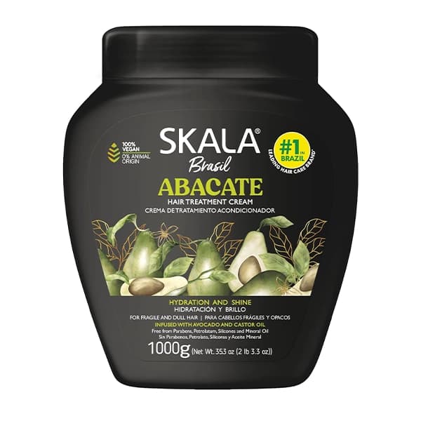 ماسک مو داخل حمام بمب آبرسان و ویتامینه قوی آووکادو اسکالا Skala