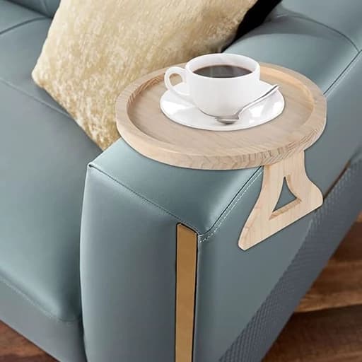 سینی مبلی پایه تاشو چوبی تخته سرو مبلی — تصویر ۷