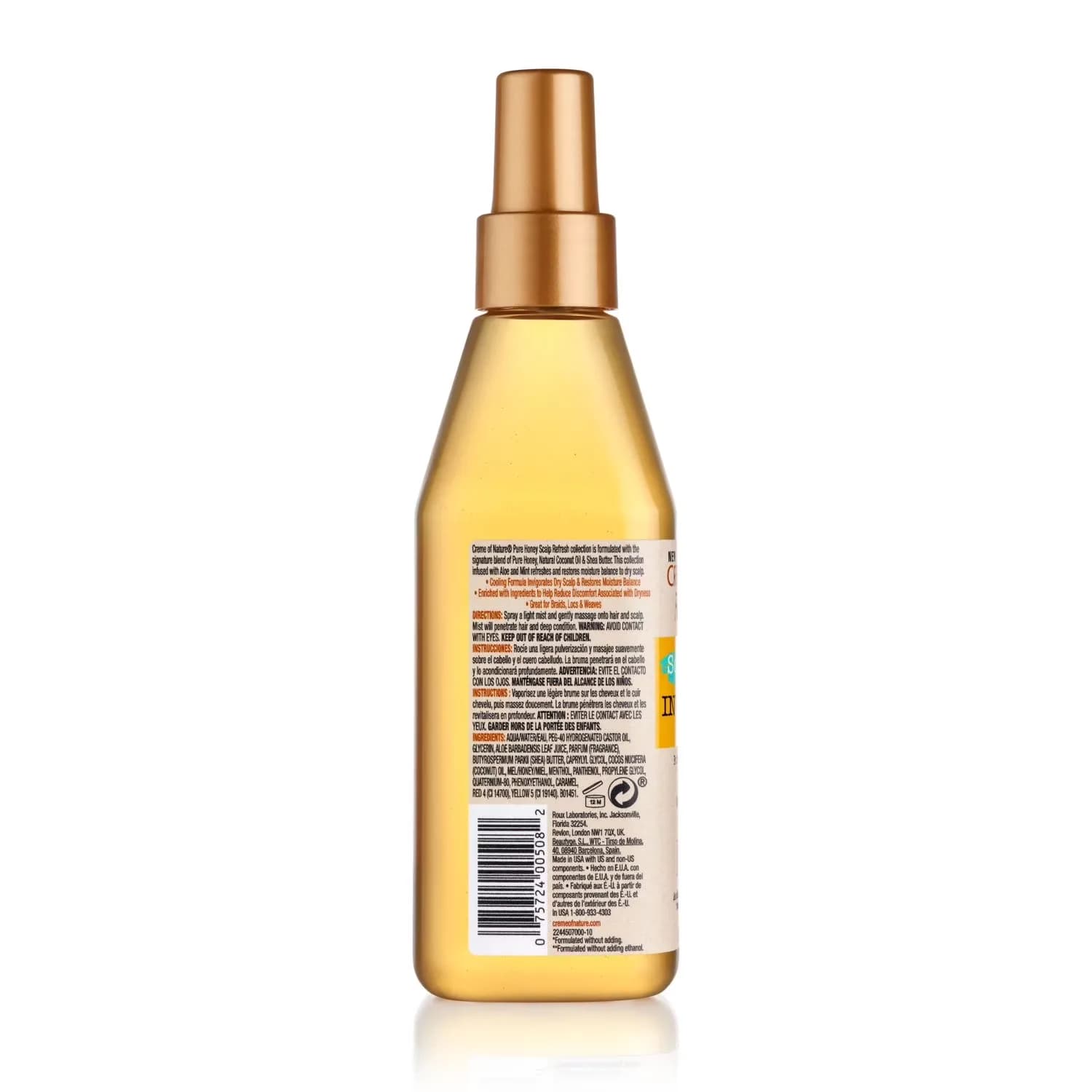اسپری آبرسان کف سر کرم آف نیچر Creme of Nature — تصویر ۴