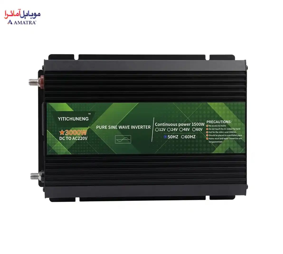اینورتر سینوسی خالص 3000 وات 24V به 220V مدل Yitichuneng