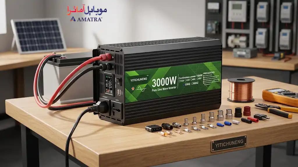 اینورتر سینوسی خالص 3000 وات 24V به 220V مدل Yitichuneng — تصویر ۶