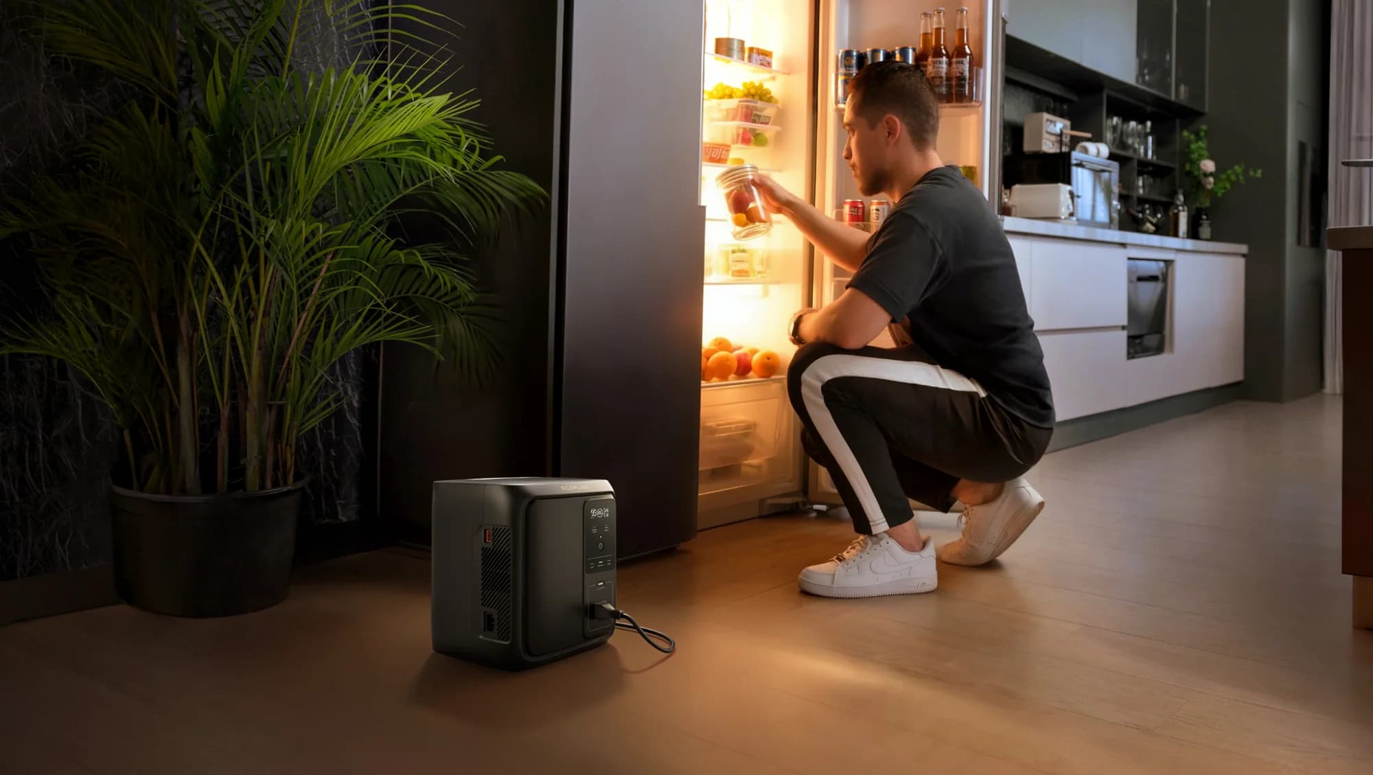 پاور استیشن 500 وات اکوفلو EcoFlow DELTA 3 1000 Air | برق اضطراری بی‌صدا، UPS هوشمند و ژنراتور خورشیدی قابل حمل — تصویر ۸