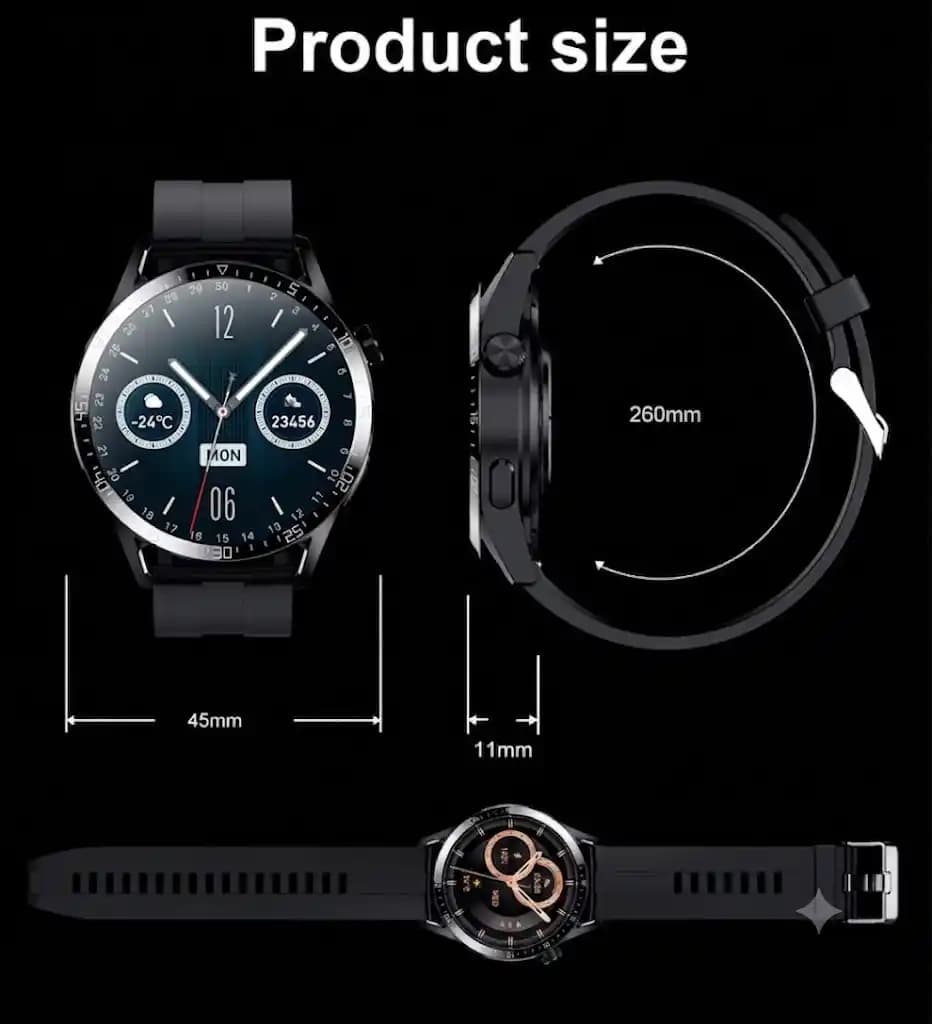 ساعت هوشمند Blulory Glifo G9 Pro — تصویر ۴