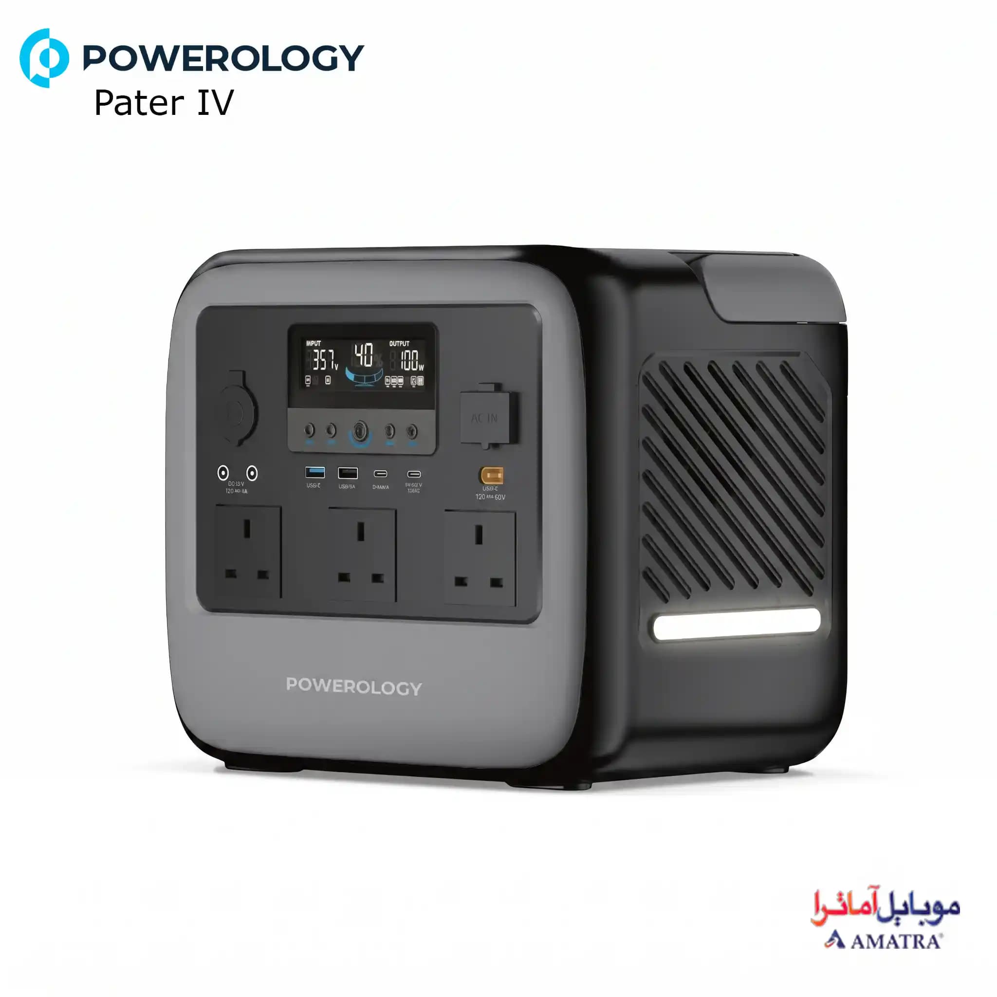 پاور استیشن پاورولوژی Pater IV 2000W ظرفیت 1102.5Wh