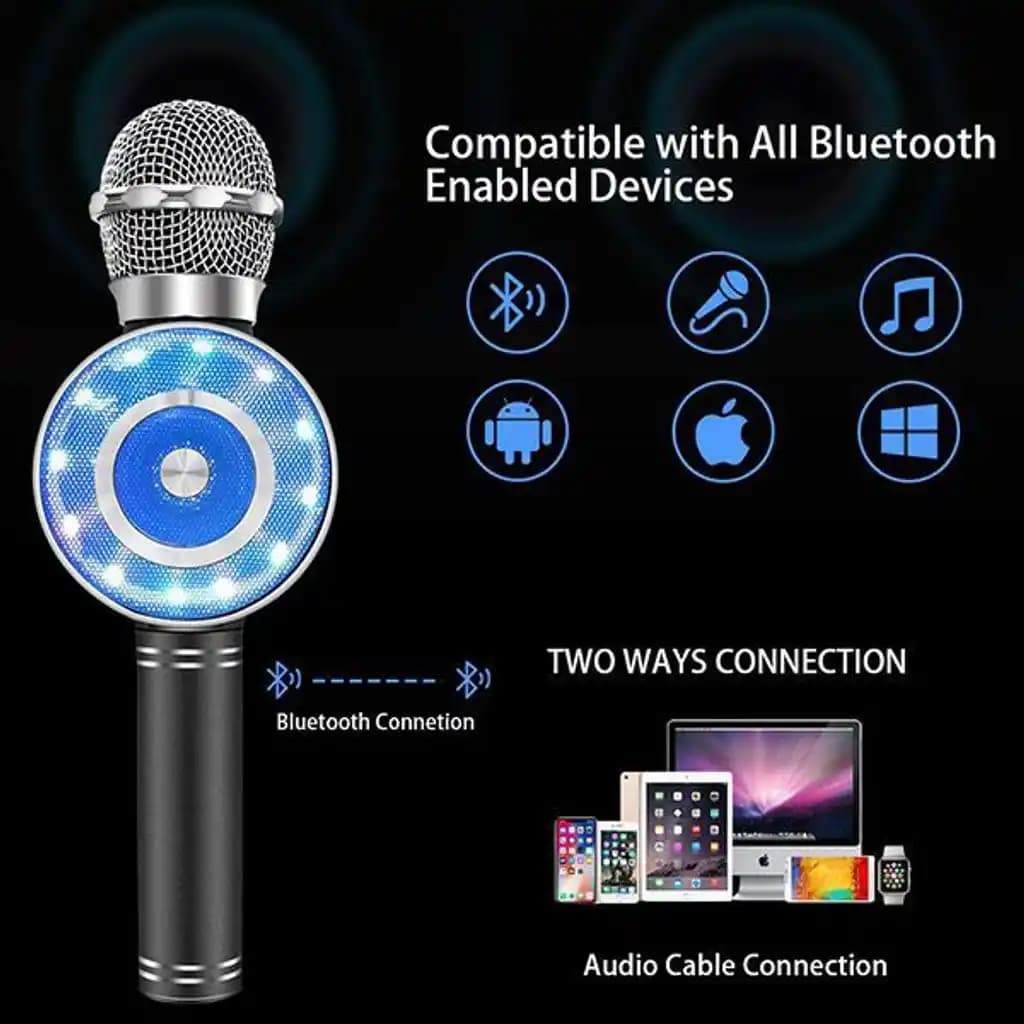 اسپیکر میکروفون بلوتوثی WSTER WS-669 — تصویر ۴
