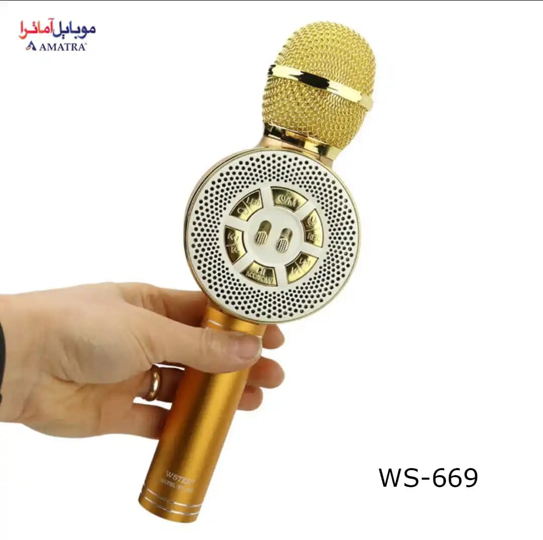اسپیکر میکروفون بلوتوثی WSTER WS-669 — تصویر ۵