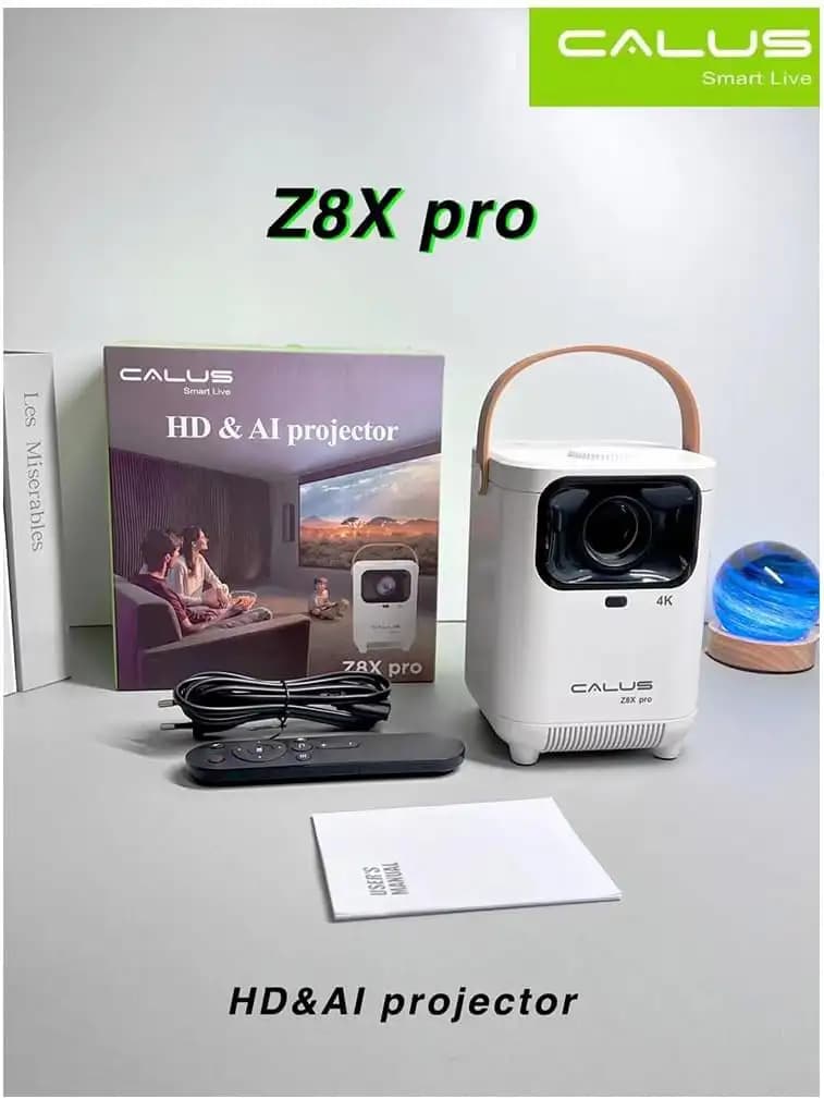 ویدیو پروژکتور خانگی هوشمند Calus Z8X Pro — تصویر ۲