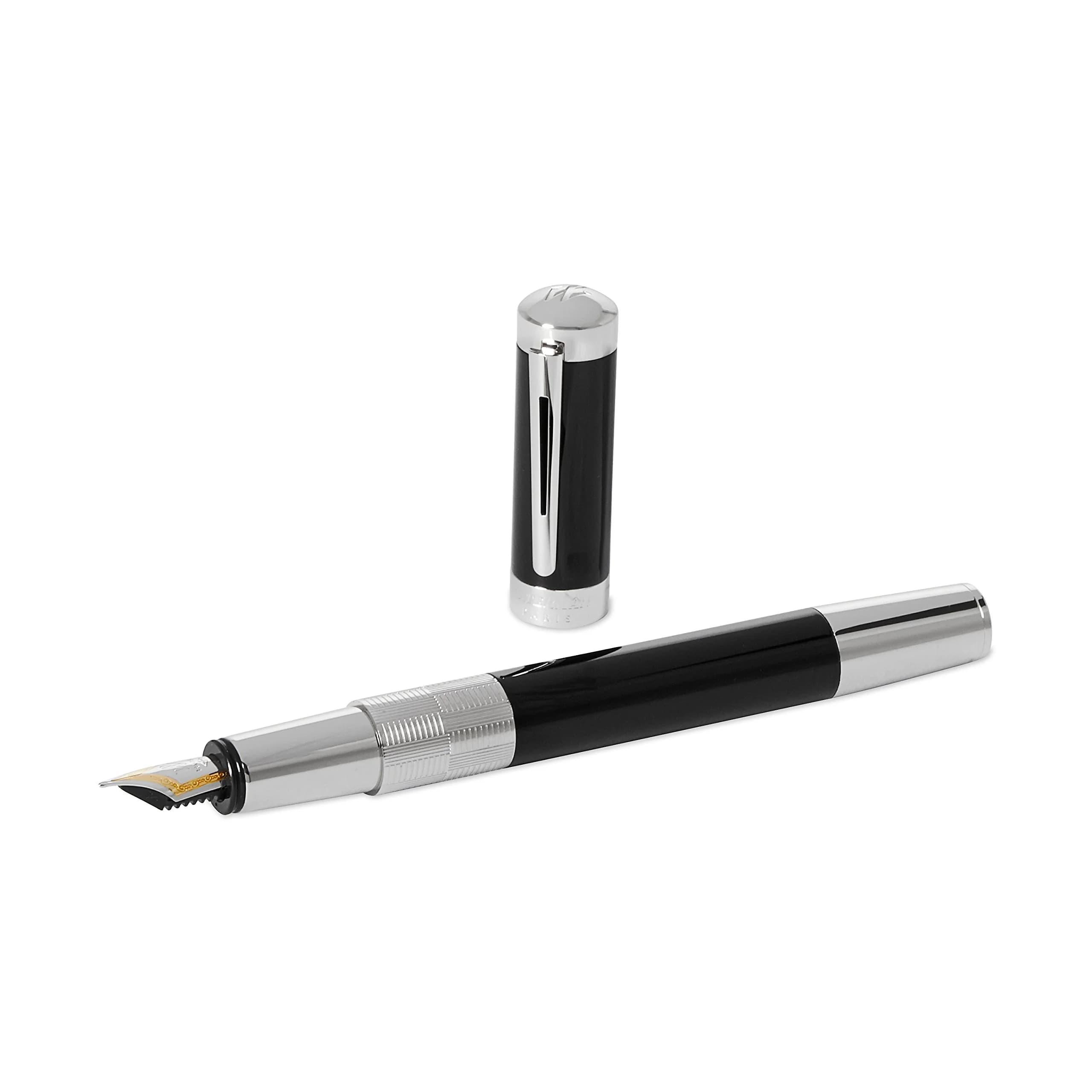 خودنویس واترمن مدل الگانس | Waterman Elegance Black Silver Trim Fountain Pen — تصویر ۴