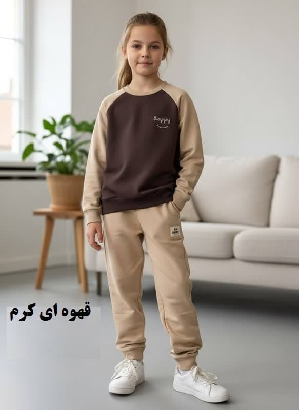 بلوز شلوار داخل کرکی اسپرت گلدوزی هپی — تصویر ۴