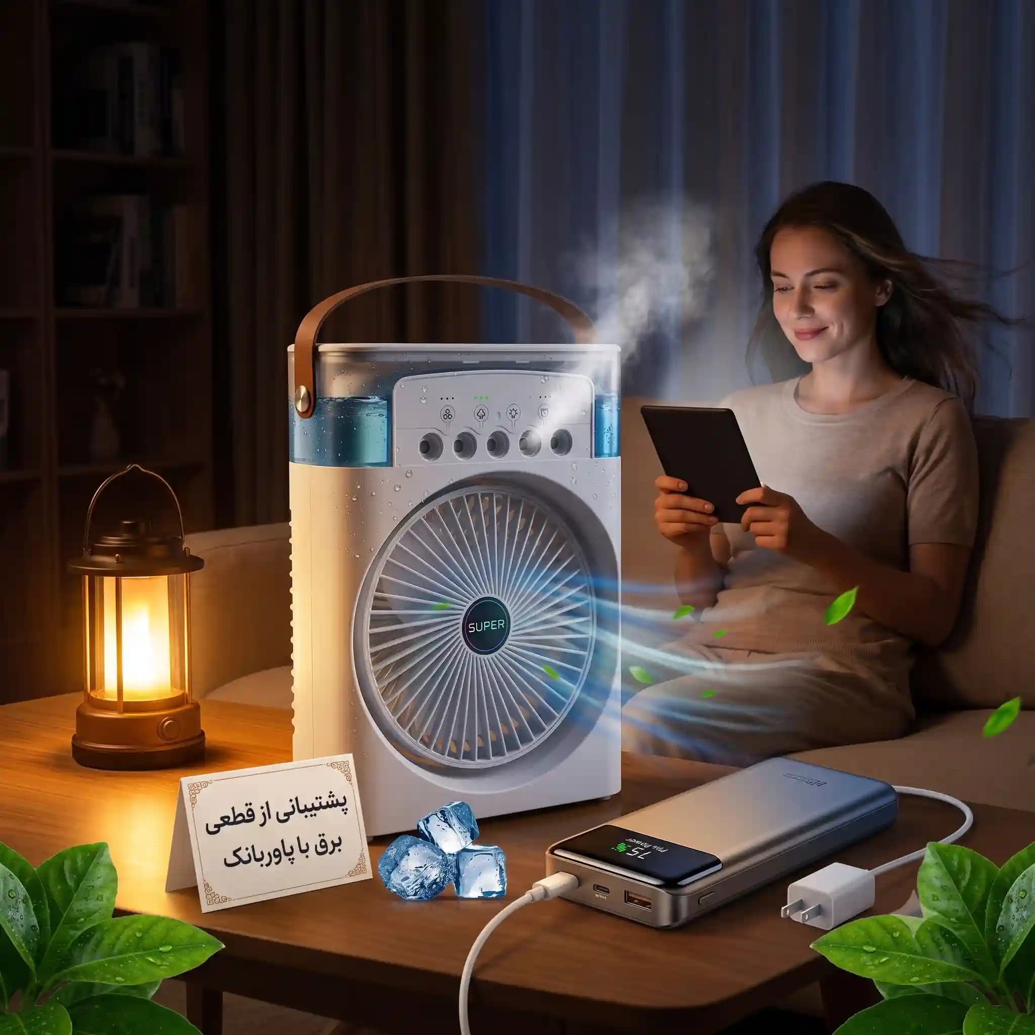 پنکه رومیزی مه پاش اصلی مدل SUPER — تصویر ۸