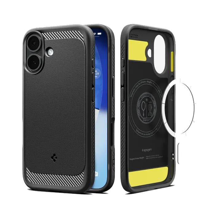 قاب آیفون ۱۷ اسپیگن مدل Spigen Rugged Armor (MagFit) — تصویر ۲