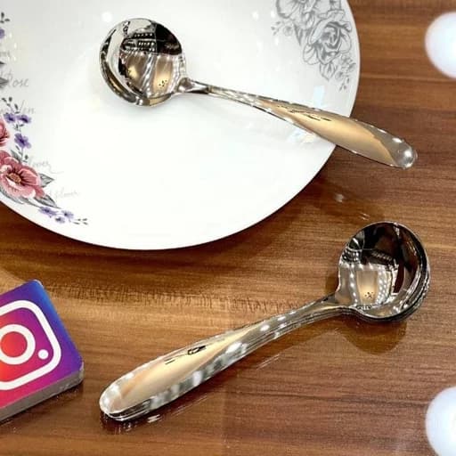 ملاقه خورشت استیل یونیک ملاقه نقلی یونیک