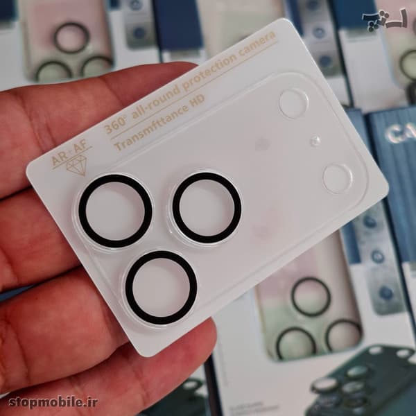 گلس دوربین آیفون 18 پرومکس – IPHONE 18 Pro Max از نوع شیشه ای فول ماژول 3D میتوبل