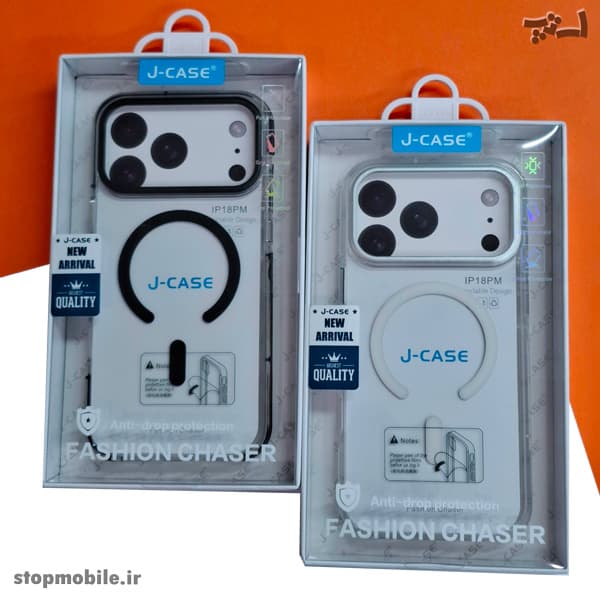 قاب کریستالی مگ سیف iPhone 18 Pro Max مدل Fashion Chaser برند جِی کِیس J-CASE