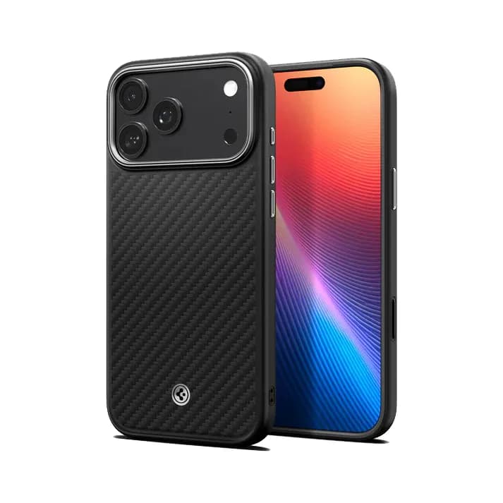 قاب آیفون 17 پرو مکس اسپیگن مدل Spigen Enzo Aramid T (MagFit) — تصویر ۳