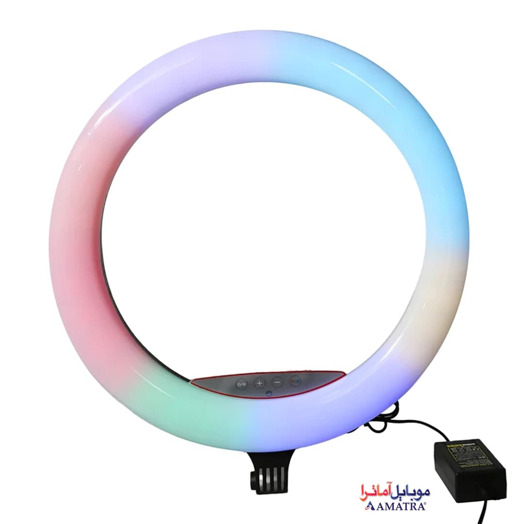 رینگ لایت ۲۲ اینچ آرجی‌بی مدل LJJ-56 RGB