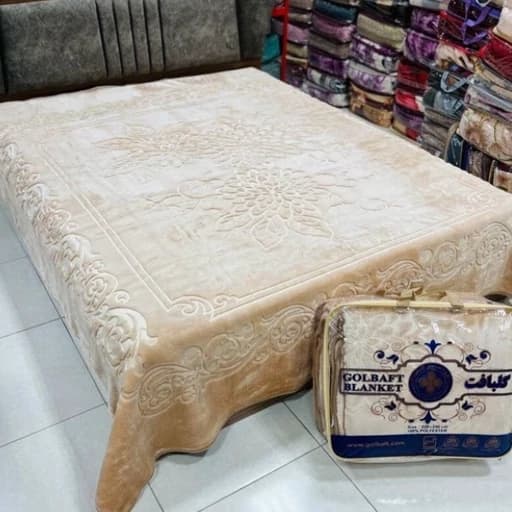 پتوی گلبافت مدل برتر گل برجسته سایز 160 / 220 سانتی متر — تصویر ۸