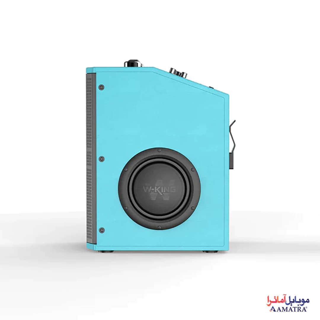 اسپیکر بلوتوثی 120 وات دبلیو کینگ همراه با 2 میکروفن مدل W-King K21 SE — تصویر ۶