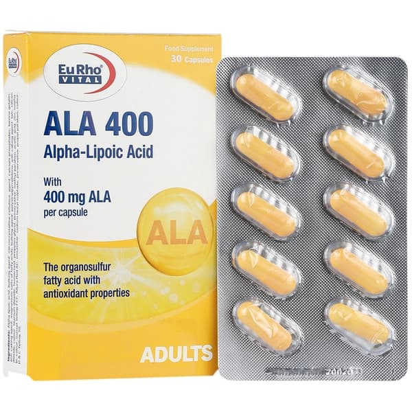 آ ال آ 400 میلی گرم آلفا لیپوئیک اسید یوروویتال 30 عددی