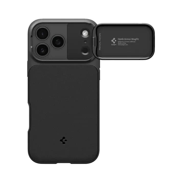 قاب آیفون 17 پرو مکس اسپیگن مدل (MagFit) Spigen Optik Armor — تصویر ۱۱