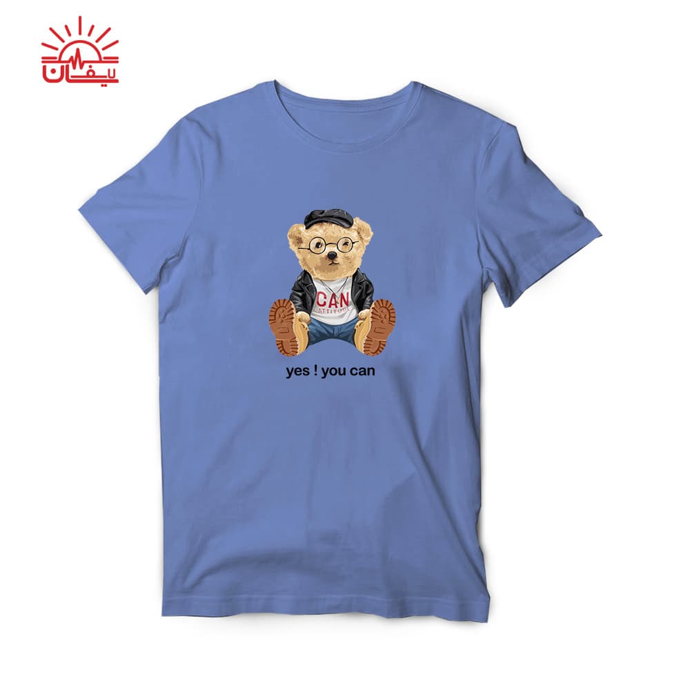 تیشرت آبی تدی
