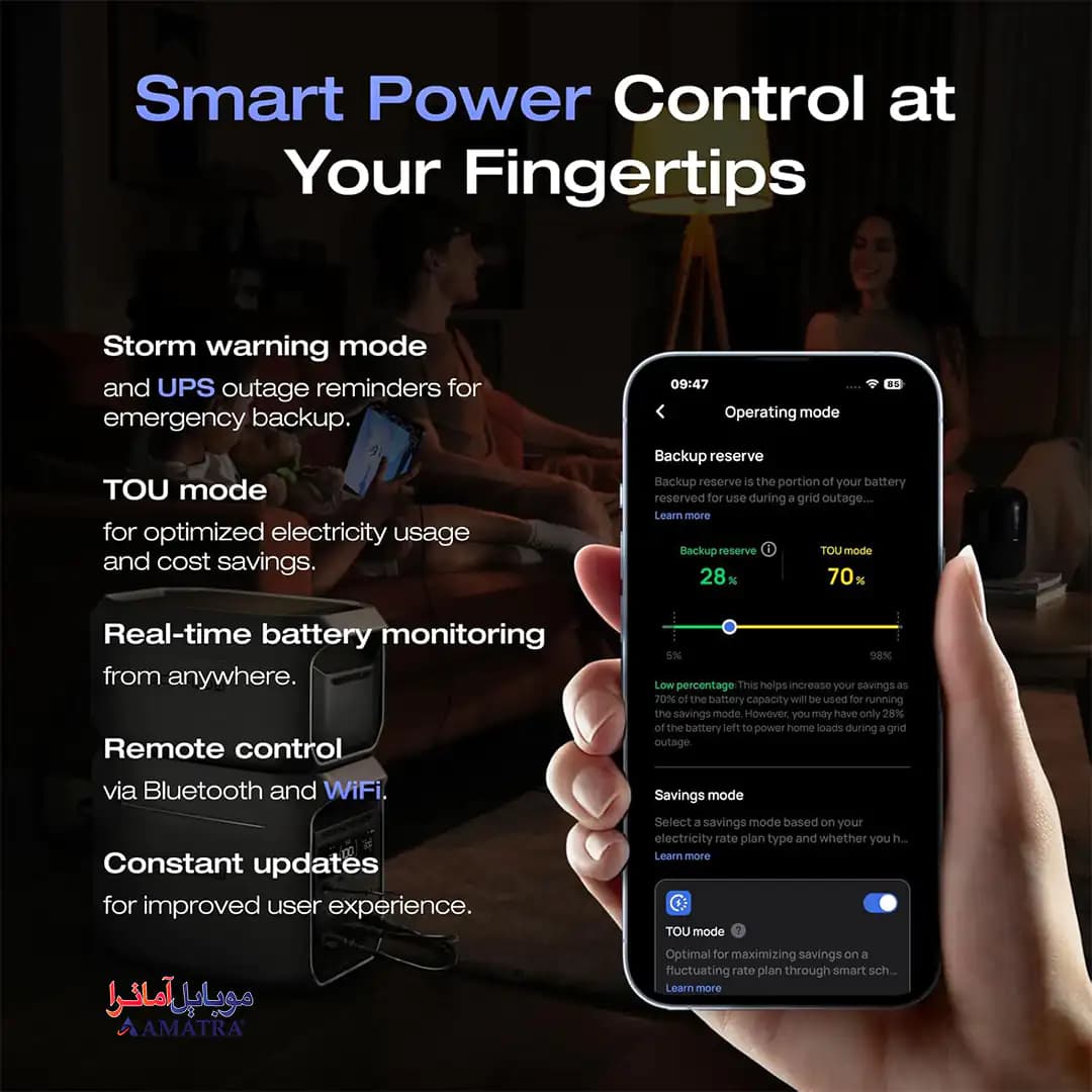 پاور استیشن هوشمند اکوفلو مدل EcoFlow DELTA 3 Plus — تصویر ۵