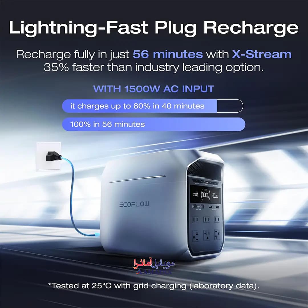 پاور استیشن هوشمند اکوفلو مدل EcoFlow DELTA 3 Plus — تصویر ۸