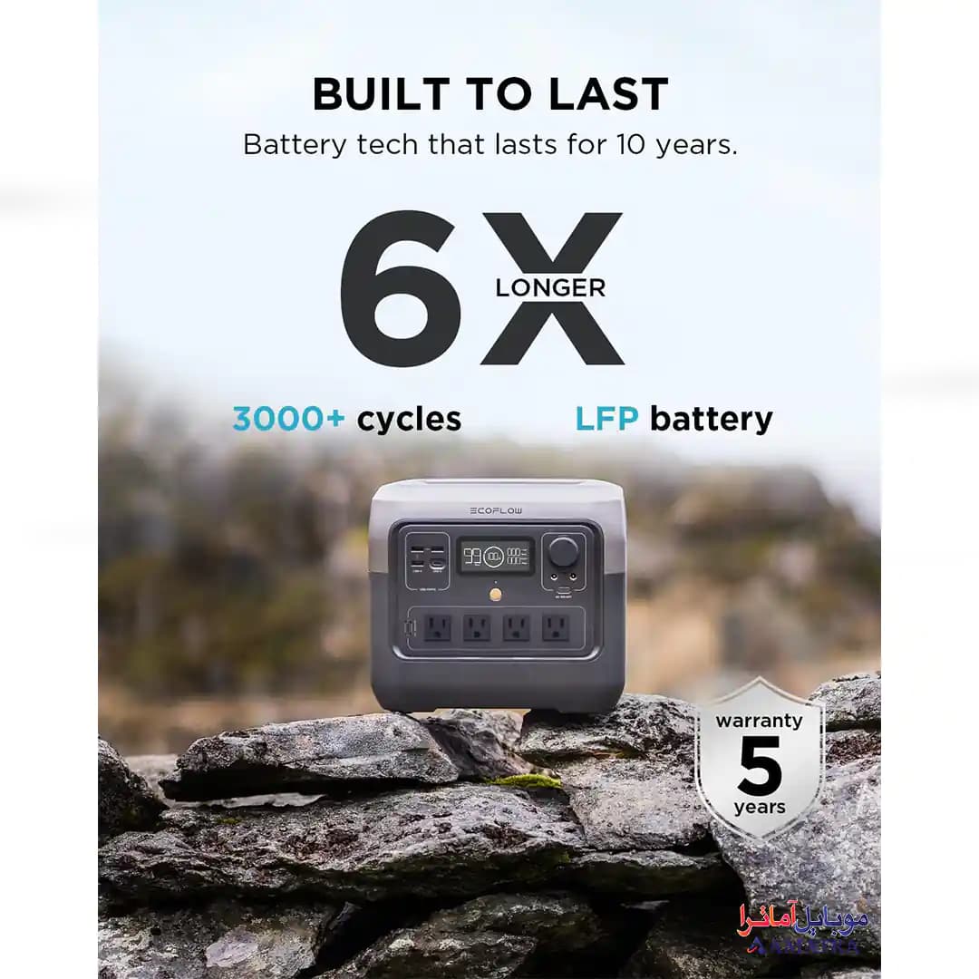 پاور استیشن هوشمند 800W اکوفلو مدل EcoFlow RIVER 2 Pro — تصویر ۵