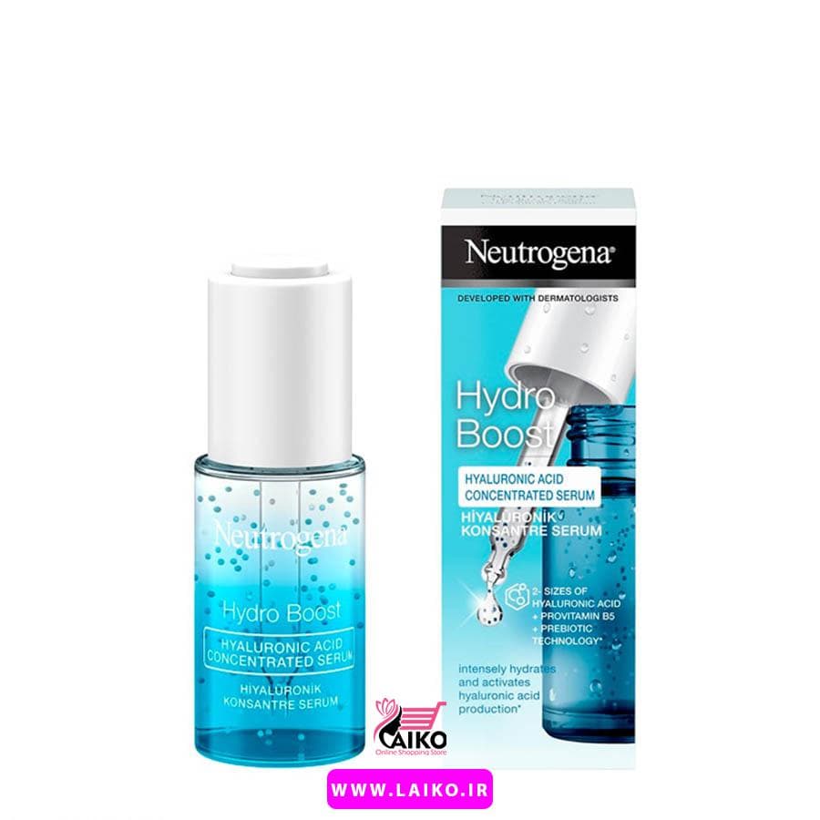 سرم آبرسان کنسانتره هیالورونیک اسید هیدرو بوست نوتروژینا Neutrogena