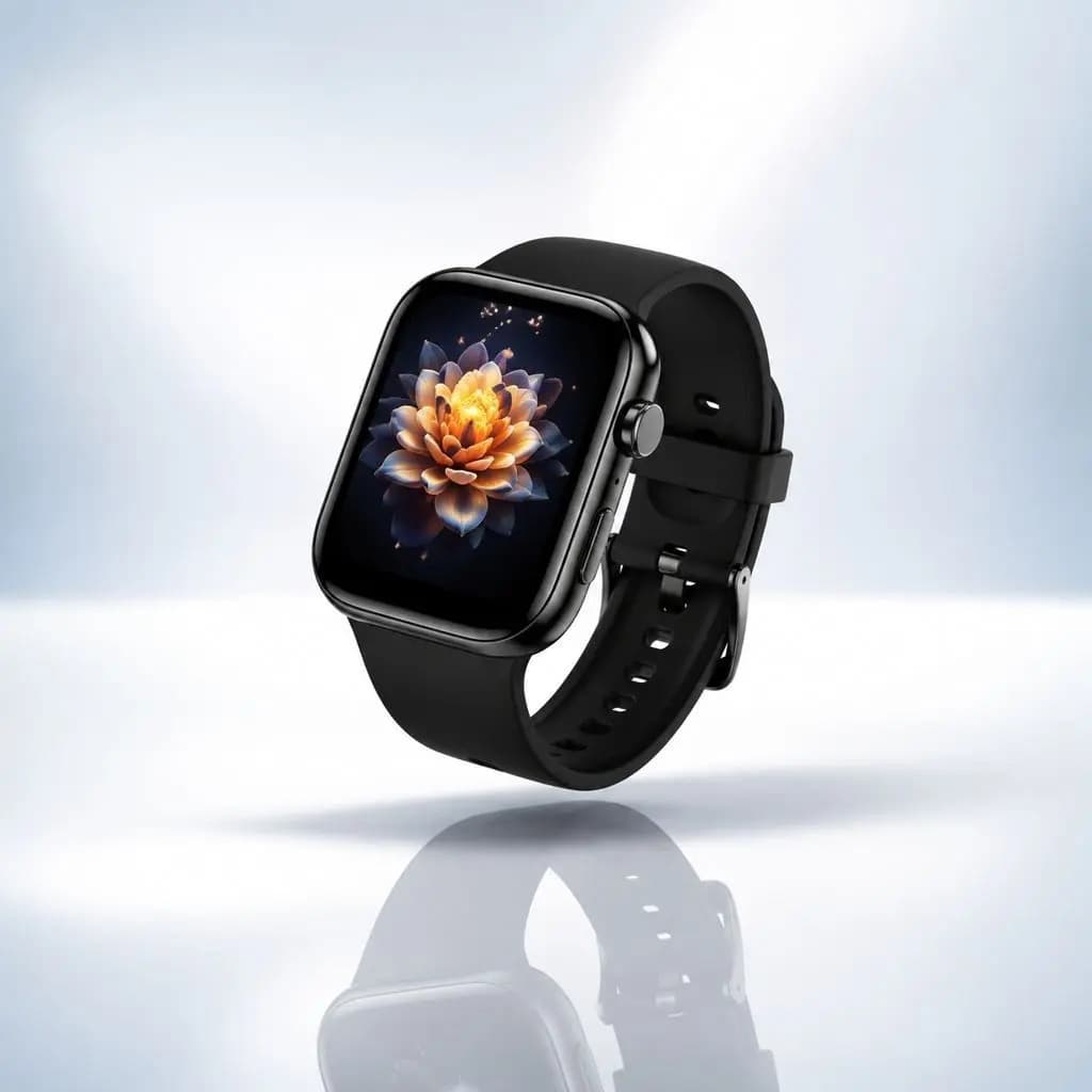 ساعت هوشمند KEQIWEAR مدل KW99 MAX با 7 مدل بند و قابلیت اتصال به گوشی | مشکی — تصویر ۲