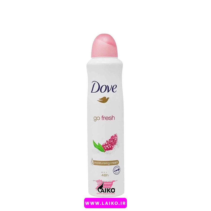اسپری ضدبو‌ و ضدتعریق داو با رایحه انار و لیمو Dove