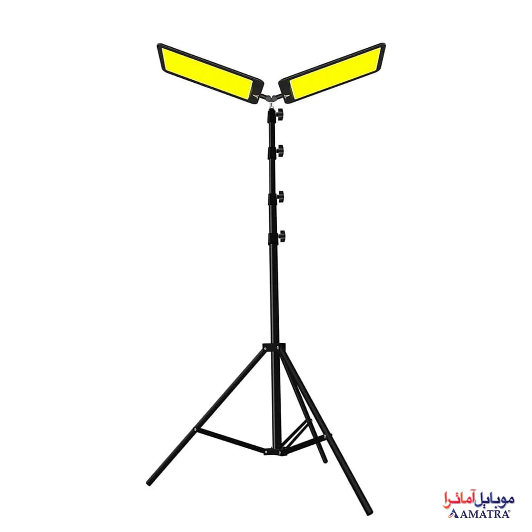 چراغ کمپینگ 2 پر کانپکس مدل FR-28 COB RF با سه پایه — تصویر ۲