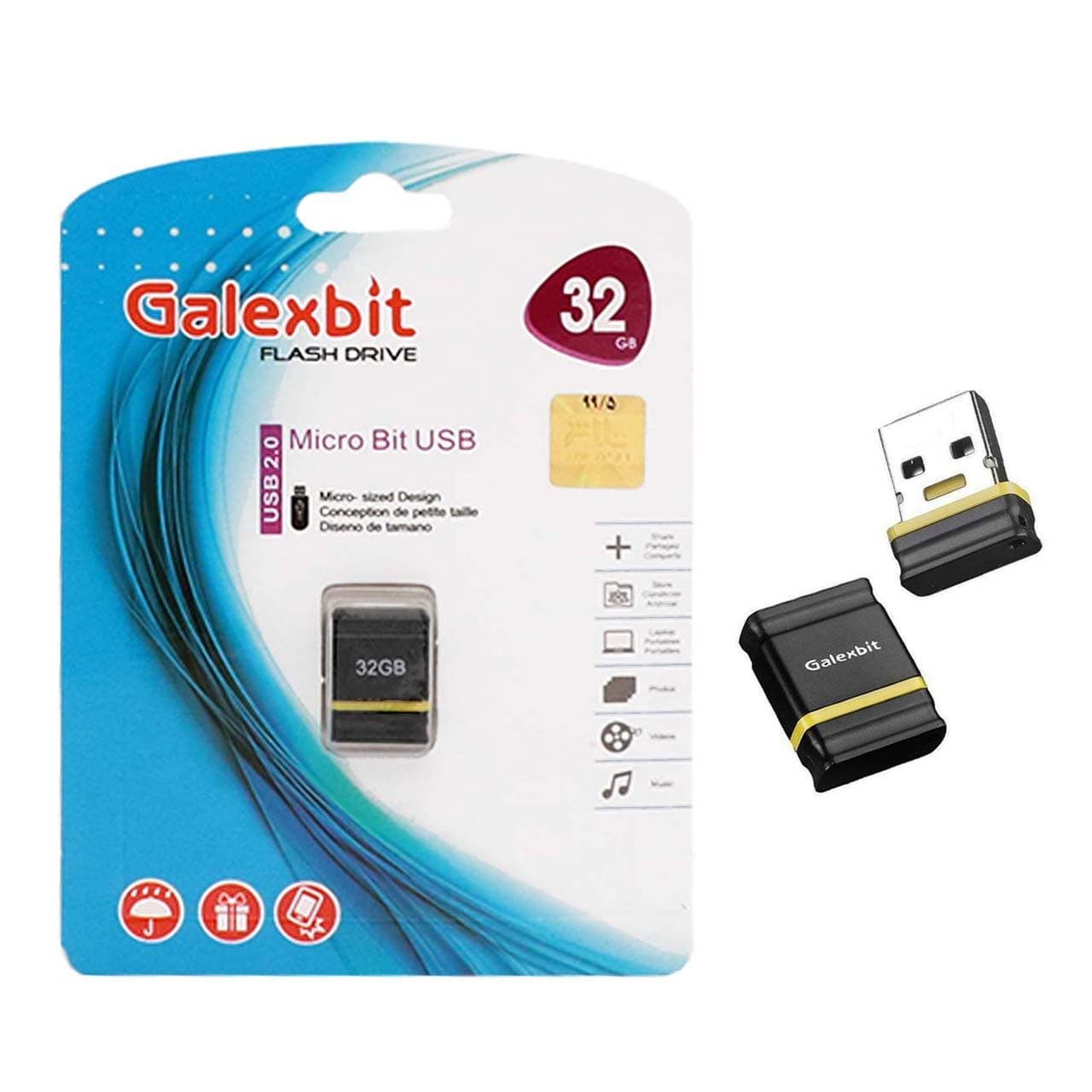 فلش مموری گلکسبیت مدل Microbit ظرفیت 32 گیگ