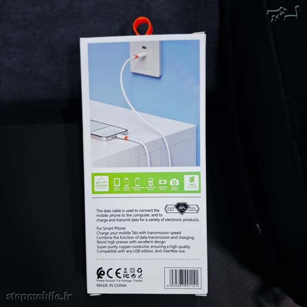 کابل شارژ سیلیکونی از نوع USB به Type-C طول 1 متر | فست شارژ 6 آمپر — تصویر ۲