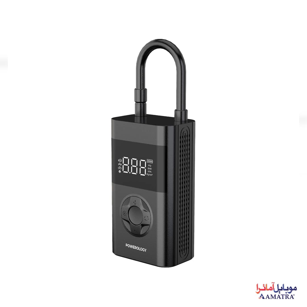 پمپ باد و پاوربانک قابل حمل پاورولوژی مدل PPBCHA55 — تصویر ۲