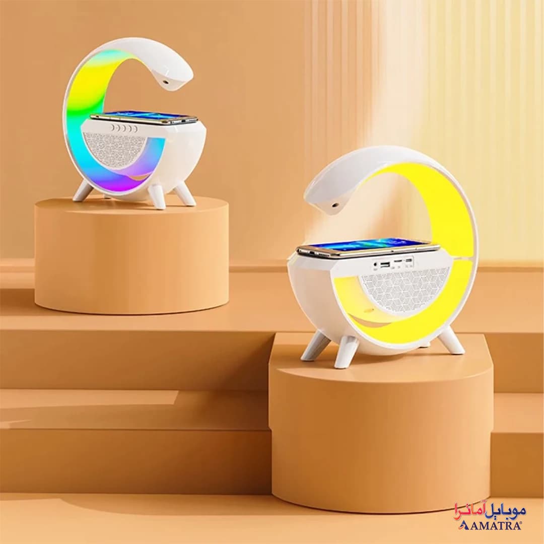 اسپیکر شارژر وایرلس و چراغ خواب مدل BT2301 — تصویر ۷