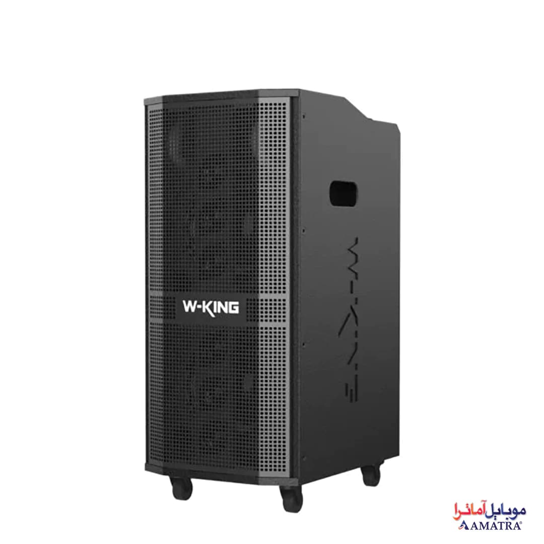 اسپیکر بلوتوثی قابل حمل ۳۶۰ وات به همراه ۲ میکروفون مدل W-King K20 Pro — تصویر ۲