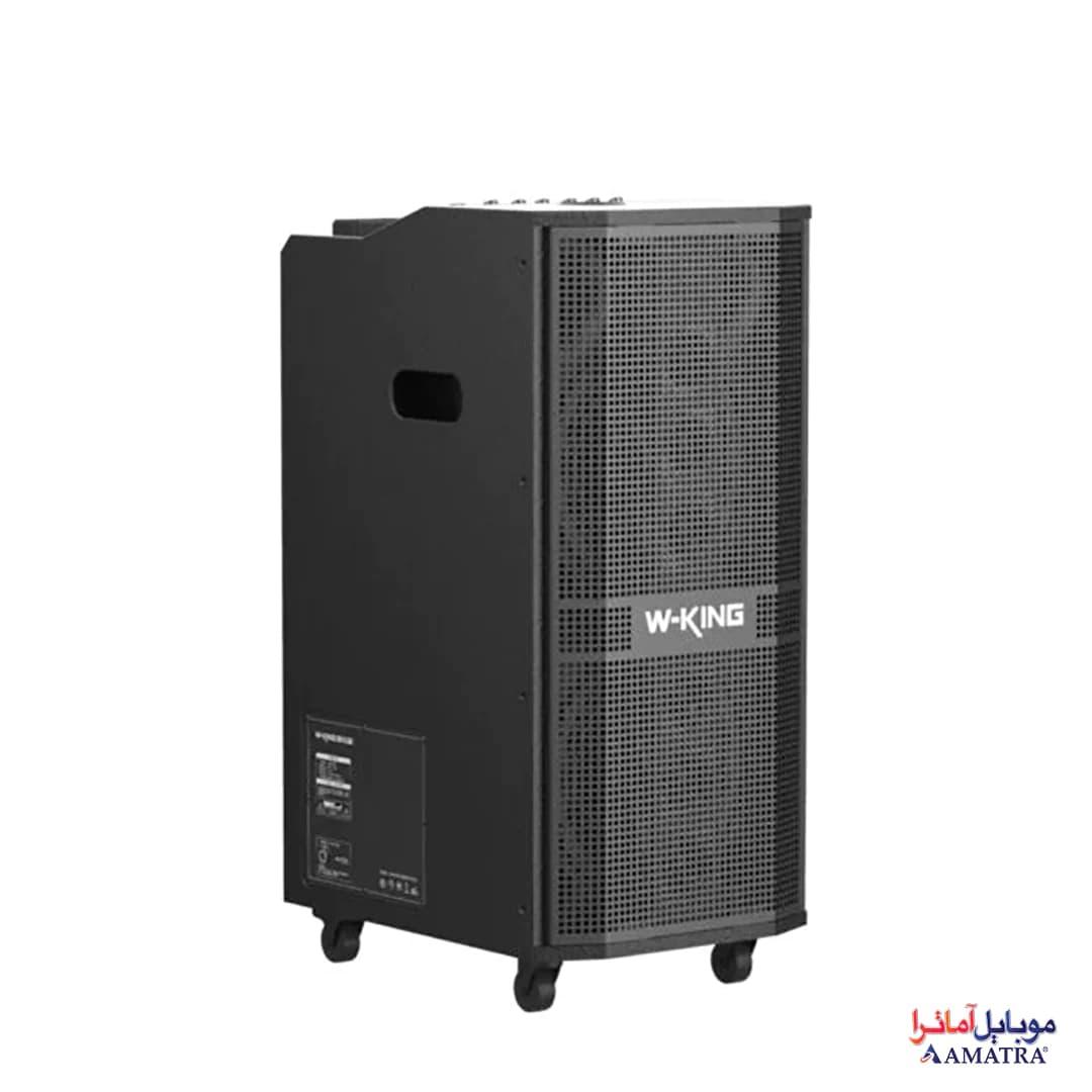 اسپیکر بلوتوثی قابل حمل ۳۶۰ وات به همراه ۲ میکروفون مدل W-King K20 Pro — تصویر ۳