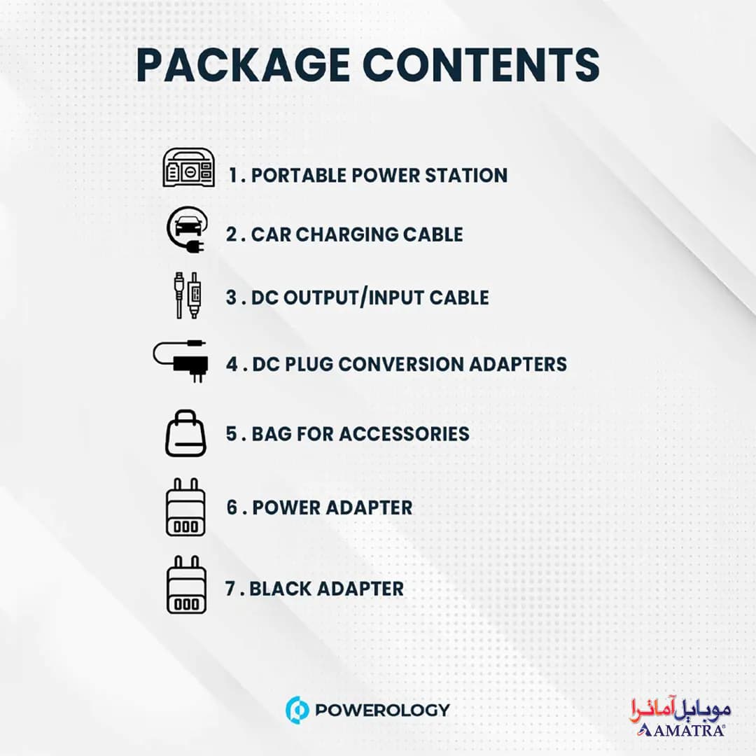 پاور ژنراتور سولار 300 وات قابل حمل به همراه پنل خورشیدی پاورولوژی مدل Powerology PPBCHA38 — تصویر ۵